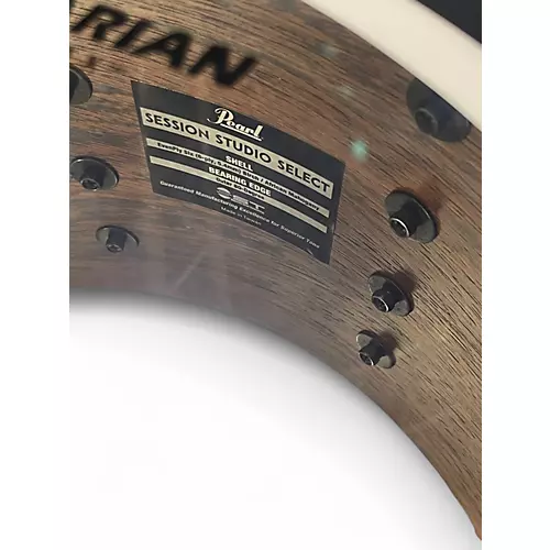 Used Pearl 14X8 Session Studio Select Snare Black Halo Glitter Drum Black Halo Glitter 216 - musicians--Friend