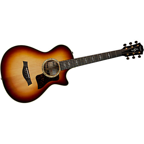 Taylor 412ce 12-Fret Special Edition Grand Concert Acoustic-Electric Guitar Shaded Edge Burst - musicians--Friend