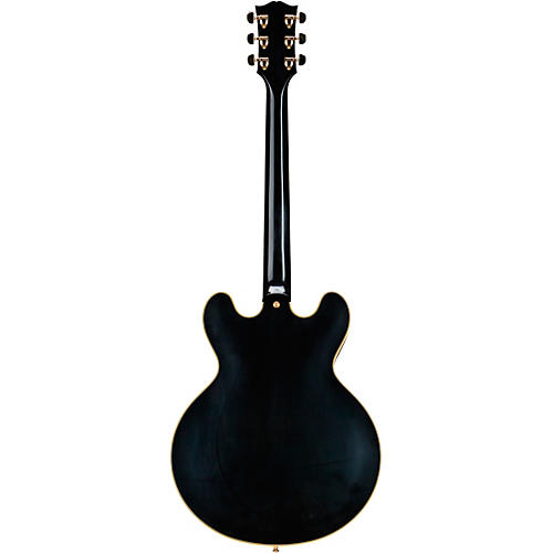 Gibson Custom 1959 ES-355 Reissue Stopbar VOS Semi-Hollow Electric Guitar Ebony - musicians--Friend