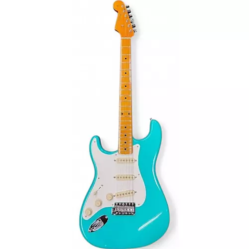 Used Fender American Vintage II 1957 Stratocaster Left Handed Seafoam Green Electric Guitar Seafoam Green - musicians--Friend
