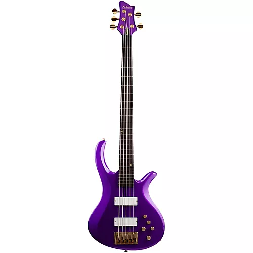 Schecter Guitar Research FreeZesicle-5 5-String Electric Bass Freeze Purple - musicians--Friend