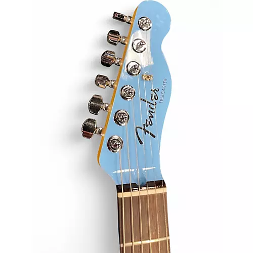 Used 2024 Fender aerodyne telecaster California blue  Solid Body Electric Guitar California blue - musicians--Friend
