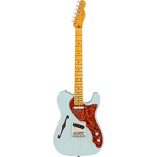 Fender American Professional II Telecaster Thinline Limited-Edition Electric Guitar Transparent Shell Pink - musicians--Friend