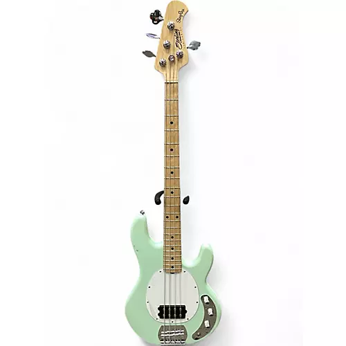 Used Sterling by Music Man Sub 4 Mint Green Electric Bass Guitar Mint Green - musicians--Friend