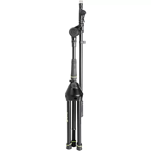Gravity Stands Microphone Stand With Folding Tripod Base And 2-Point Adjustment Telescoping Boom Short - musicians--Friend