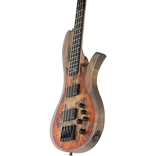Schecter Guitar Research Riot-4 Bass Aurora Burst - musicians--Friend