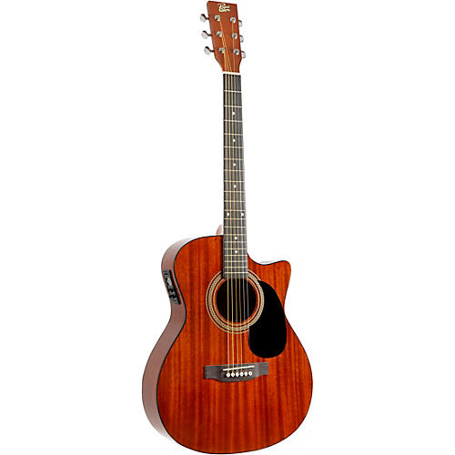 Rogue RA-090 Concert Cutaway Acoustic-Electric Guitar Mahogany - musicians--Friend