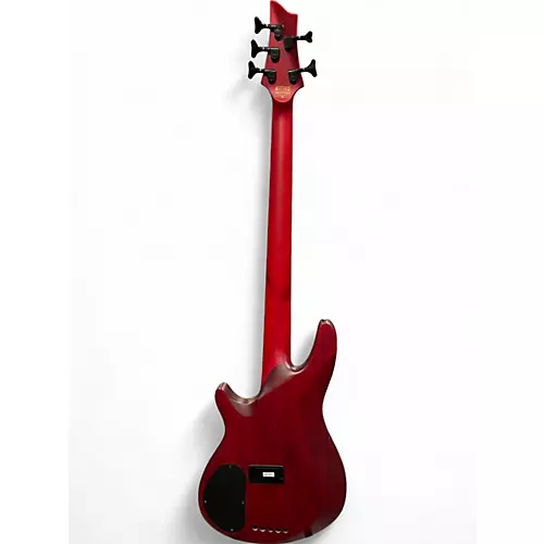 Used Schecter Guitar Research C-5 GT RED Electric Bass Guitar RED - musicians--Friend
