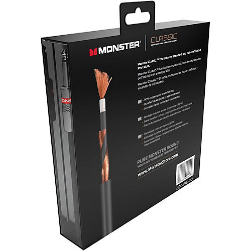 Monster Cable Prolink Classic Instrument Cable 3 ft. Black - musicians--Friend