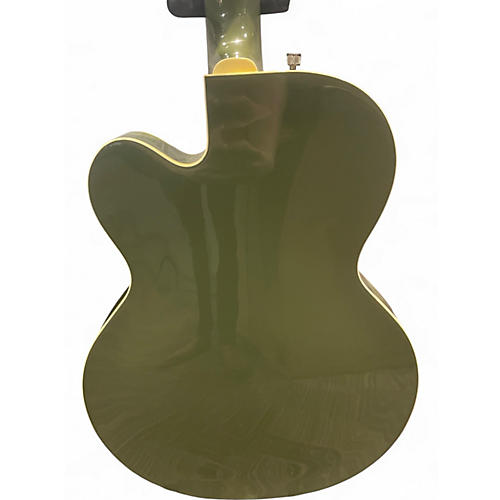 Used 2008 Gretsch Guitars G6118T LTV 125th Anniversary Smoke Green Hollow Body Electric Guitar Smoke Green - musicians--Friend