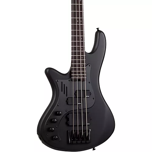 Schecter Guitar Research Stiletto-4 Stealth Pro LH Satin Black - musicians--Friend