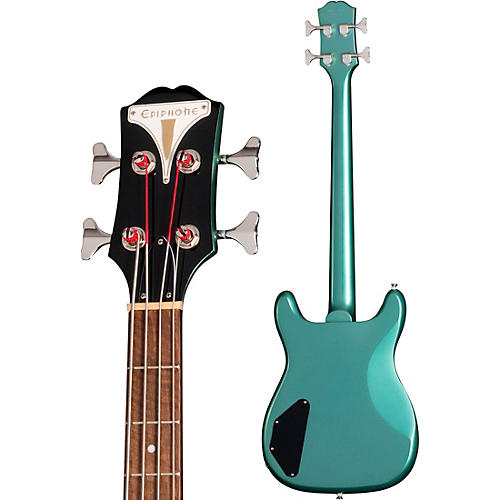 Epiphone Newport Short-Scale Electric Bass Guitar Pacific Blue - musicians--Friend