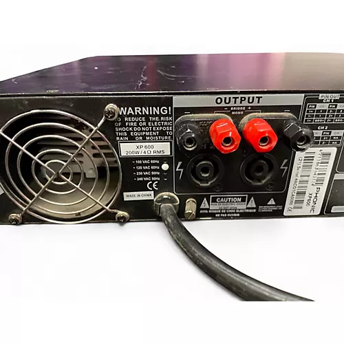 Used Phonic XP600 Power Amp - musicians--Friend