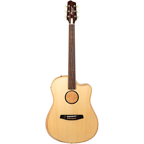 LR Baggs AEG-1 Englemann Spruce Dreadnought Acoustic-Electric Guitar Natural - musicians--Friend