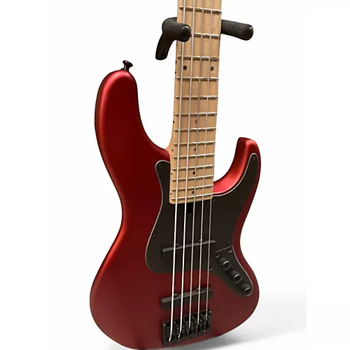 Used 2024 Brubaker JXB-USA-5 Red Velvet Electric Bass Guitar Red Velvet - musicians--Friend