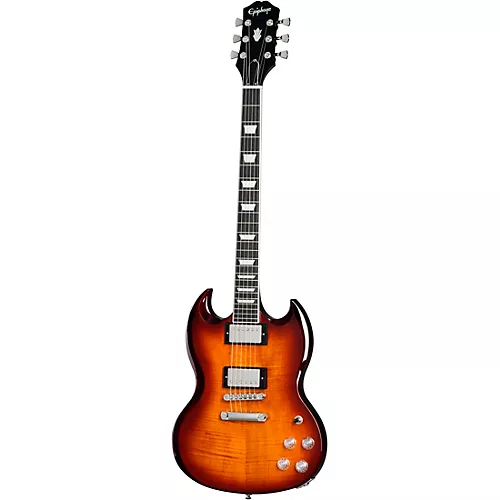 Epiphone SG Modern Figured Electric Guitar Purple Burst - musicians--Friend