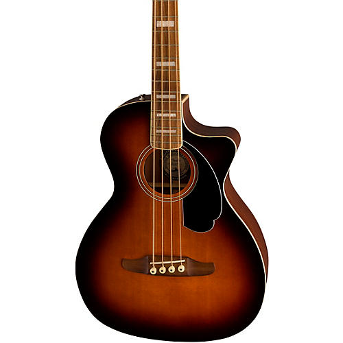 Fender California Kingman Acoustic-Electric Bass Guitar Shaded Edge Burst - musicians--Friend