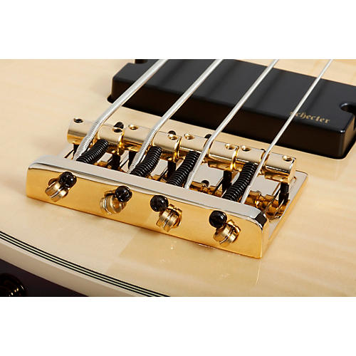 Schecter Guitar Research Omen Extreme-4 Electric Bass Gloss Natural - musicians--Friend