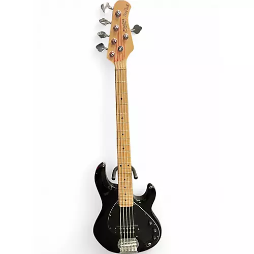 Used Sterling by Music Man Ray5 5 String Black Electric Bass Guitar Black - musicians--Friend