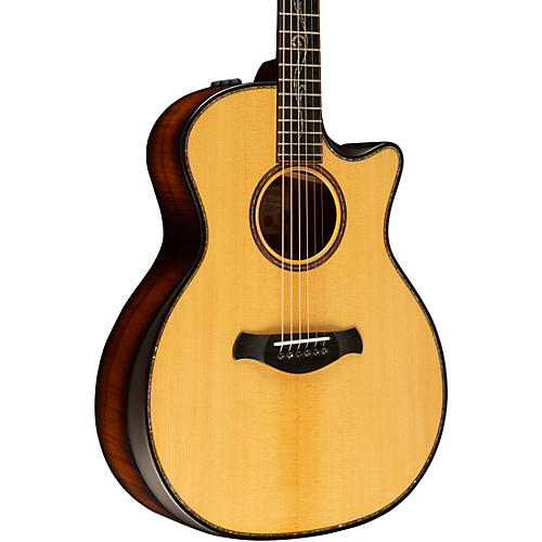 Taylor Builder's Edition K14ce V-Class Grand Auditorium Acoustic-Electric Guitar Kona Burst - musicians--Friend