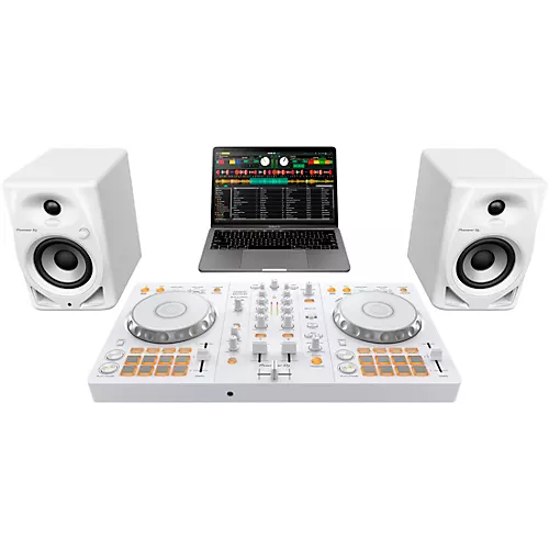 Pioneer DJ DDJ-FLX4-W 2-Channel DJ Controller for rekordbox and Serato White - musicians--Friend