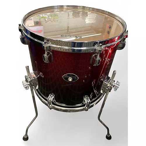 Used TAMA 3 Piece Starclassic Performer RED SPARKLE FADE Drum Kit RED SPARKLE FADE - musicians--Friend
