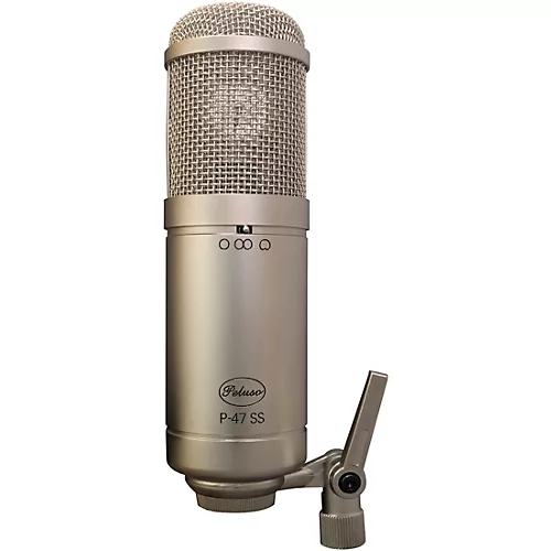 Peluso Microphone Lab P-47 SS Solid-State Large-Diaphragm Multi-Pattern Microphone Kit Nickel - musicians--Friend