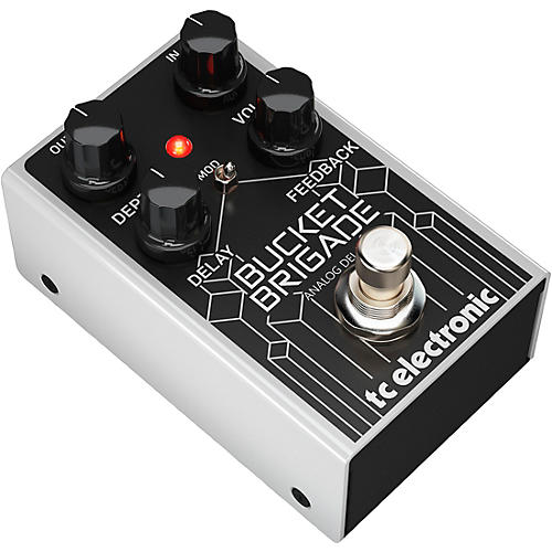 TC Electronic Bucket Brigade Analog Delay Effects Pedal Black and Silver - musicians--Friend