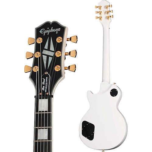 Epiphone Matt Heafy Les Paul Custom Origins Electric Guitar Bone White - musicians--Friend