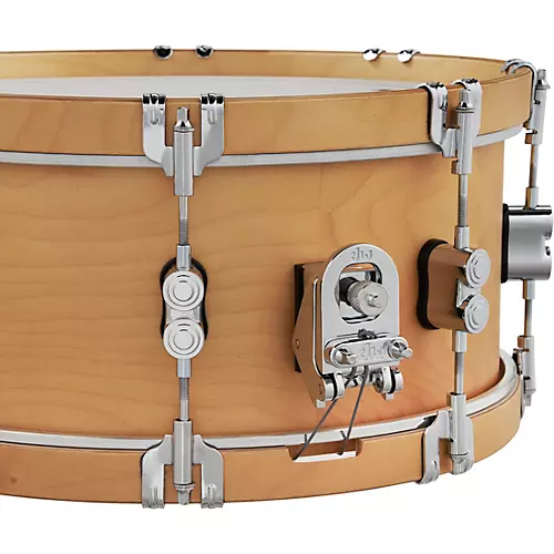 PDP by DW Concept Classic Snare Drum With Wood Hoops 14 x 6.5 in. Ebony/Ebony Hoops - musicians--Friend