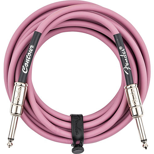 Fender Straight to Straight Instrument Contour Cable 18.6 ft. Burgundy Mist - musicians--Friend