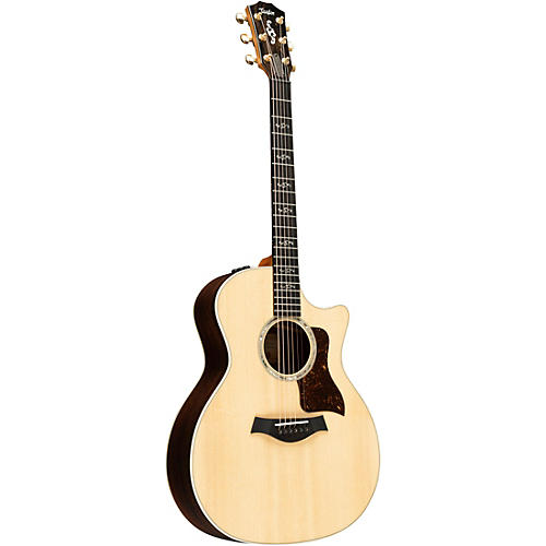 Taylor 414ce V-Class Special-Edition Grand Auditorium Acoustic-Electric Guitar Natural - musicians--Friend