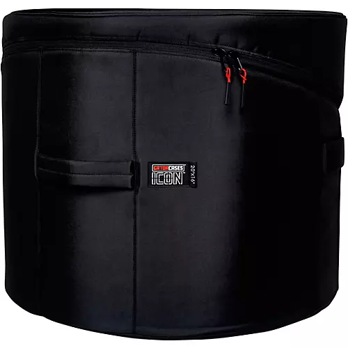 Gator Icon Bass Drum Bag 20 x 18 in. Black - musicians--Friend