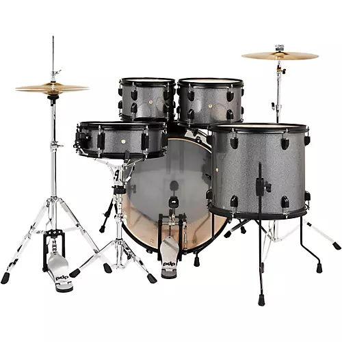 PDP by DW Encore Complete 5-Piece Drum Set With Hardware & Cymbals Azure Blue - musicians--Friend
