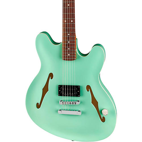 Fender Tom DeLonge Starcaster Electric Guitar Satin Shell Pink - musicians--Friend