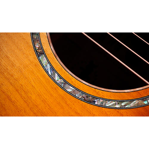 Taylor Custom All Urban Ash Grand Auditorium Acoustic-Electric Guitar Ombre Brown - musicians--Friend
