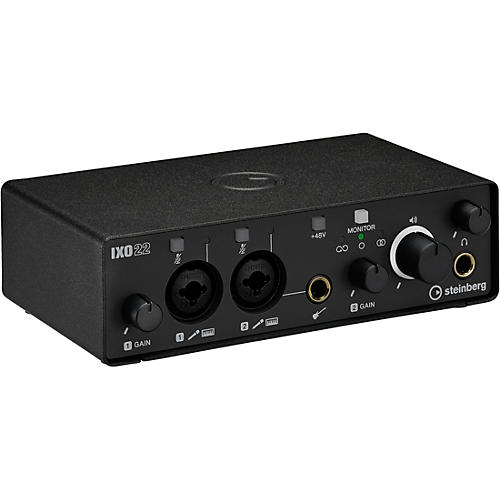 Steinberg IXO22 Audio Interface with Two Mic Preamps Black - musicians--Friend