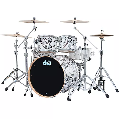 DW SSC Collectors Series 4-Piece Satin Oil Shell Pack With 22