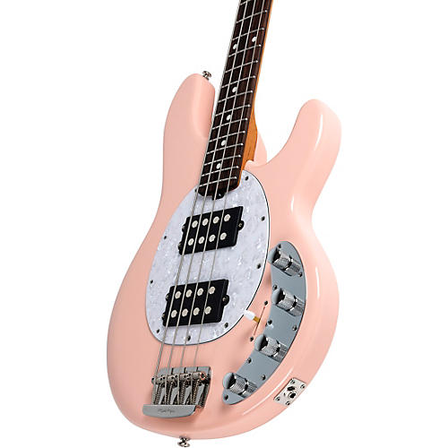 Ernie Ball Music Man StingRay Special HH Electric Bass Guitar Black and Chrome - musicians--Friend