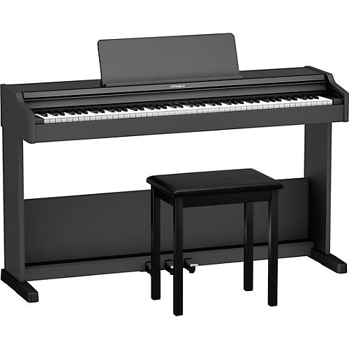 Roland RP107 Digital Console Piano With Bench Black - musicians--Friend