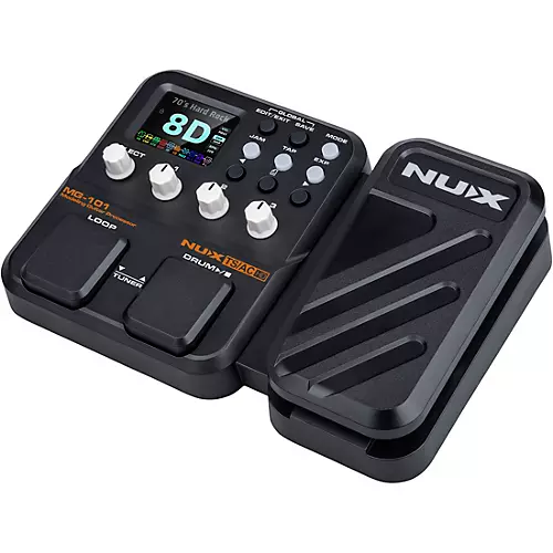 NUX MG-101 Multi-Effects and Amp Modeler Effects Pedal Black - musicians--Friend