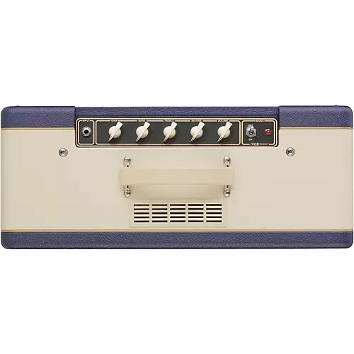 VOX AC10 Custom 10W 1x10 Limited-Edition Tube Guitar Combo Amp With KORG Pitchblack X Pedal Tuner Blue/Cream - musicians--Friend