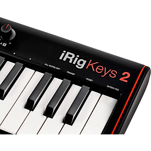 IK Multimedia iRig Keys 2 37-Mini Key Controller for iPhone, iPad and Mac/PC With SampleTank SE - musicians--Friend