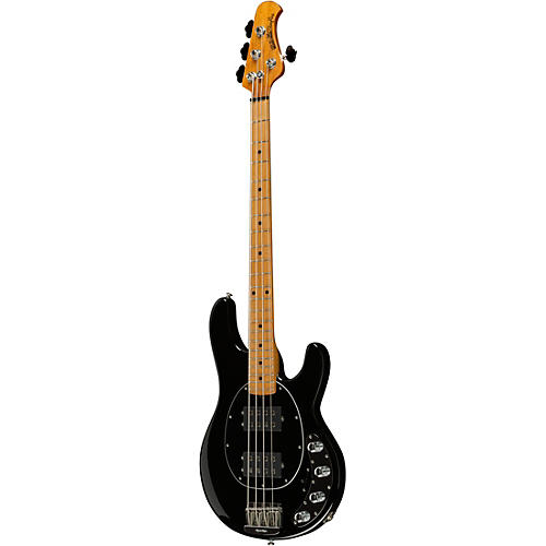 Ernie Ball Music Man StingRay Special HH Electric Bass Guitar Black and Chrome - musicians--Friend