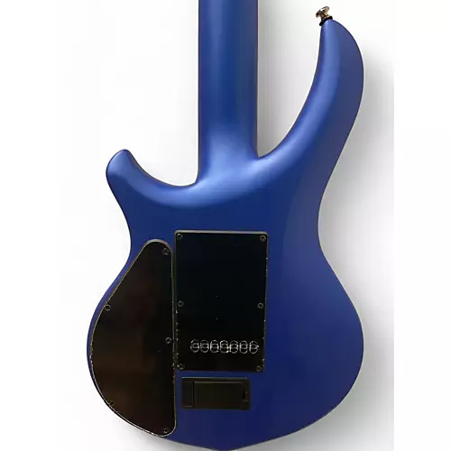 Used Sterling by Music Man majesty 7 Blue Solid Body Electric Guitar Blue - musicians--Friend