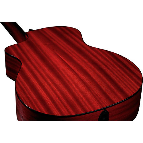 Taylor 224ce Mahogany Special-Edition Grand Auditorium Acoustic-Electric Guitar Trans Red - musicians--Friend