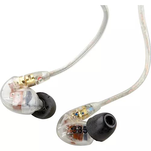 Shure SE535 Sound Isolating Earphones Clear - musicians--Friend