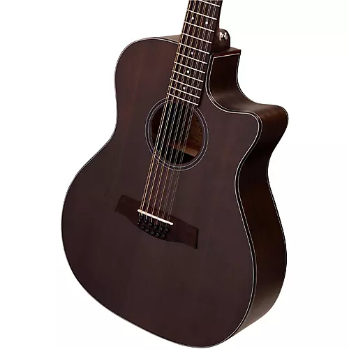 Schecter Guitar Research Orleans Studio 12-String Acoustic Guitar See-Thru Black - musicians--Friend