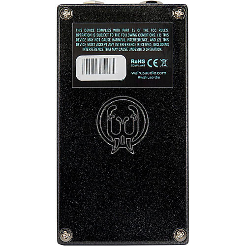 Walrus Audio Fathom Multi-Function Reverb Luna Series v2 Effects Pedal Metallic Black - musicians--Friend