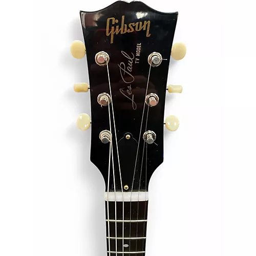 Used 2024 Gibson Custom 1958 Les Paul Jr VOS Double Cutaway TV Yellow Solid Body Electric Guitar TV Yellow - musicians--Friend